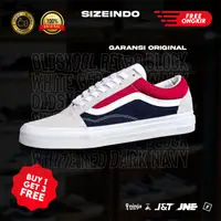 在飛比找蝦皮購物優惠-Vans Oldskool Retro Block 紅色深海