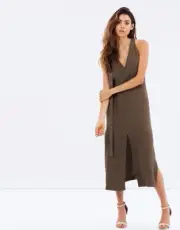 bec & bridge tectonic dress OAK COLOUR BNWT SZ 12 FREE POST (J3)