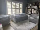 BRAND NEW - Oz design “Kent” Double sofa bed and 2 armchairs.
