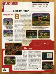 1998 Bloody Roar/Rebus Playstation 1 PS1 PREVIEW Print Ad/Poster Video Game Art