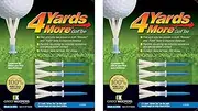 4 Yards More Golf Tees - Blue "Driver Tee" - 3 1/4" (2 Count)