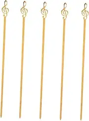 5Pcs Stainless Steel Barbecue Skewers Flat Meat and Vegetable Skewers Design Durable and Easy to Use for Camping and Bonfire Grilling