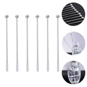 6Pcs Drink Stirrers Cocktail Stirrer Cocktail Mixing Stick Bar Stirring Sticks