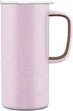 Zulu Torque 16oz Plastic Kids Water Bottle with Silicone Sleeve and Leak-Proof Locking Flip Lid, Soft Touch Carry Loop for School Backpack, Lunchbox, BPA-Free Dishwasher Safe, Grey/Green