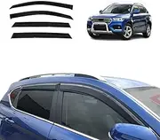 OAD4X4 Weathershields Compatible with Haval H2 2016-2021, Weather Shields Window Visors Wind Deflectors Sun Rain Guard 4PCS Set