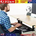 Underdesk Keyboard Tray Drawer Pull Out Office Table Computer Under Desk Holder