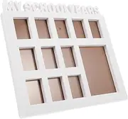 School Years Picture Frame K-12 School Photo Frame Growth Record Photo Frame Valentines Day Graduation White