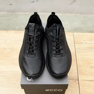 ECCO ST.360愛步休閑鞋男 真皮復古運動鞋  821304 821344