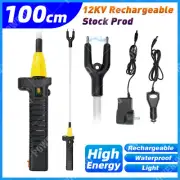 12000V Rechargeable Electric Shock Livestock Cattle Prodder Stock Prod Cow Pig~