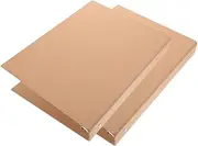 GETAJGHSD 2pcs Paper Binder Cover Reusable Notebook Shell for School Aesthetic Loose Leaf Binder Notebook Shell Lightweight Easy to Clean Protect Your Notepad