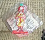 1996 RONALD MCDONALD SOUND MAKER McDonald's Sliding Toy Whistle Happy Meal MIP