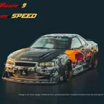 ♥汽車模型玩具場景背景訂製代購♥FAST SPEED FS 天際線SKYLINE GT-R R34 Z-TUNE 1:6