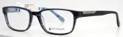 SPYDER SP4008 400 Navy Mens Rectangle Full Rim Eyeglasses 54-17-140 B:36