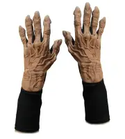 Old Woman Man Hands Claws Scary Funny Adult Halloween Costume Gloves