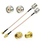 UHF SO239 Female to SMA Cable RG316 for CB Radio Handheld Walkie Talkie