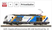 Piko Northrail BR 248 Dual Mode Locomotive 51167 HO Scale DCC Ready