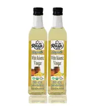 De La Rosa Organic White Balsamic Vinegar, 2 Pack