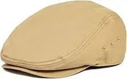 [Generic] Mens Flat Cap Cotton Driver Hat Newsboy Caps Breathable Beret Golf Hats