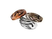 Tiger Print Textured Hard Clamshell Eyeglass / Sunglass Case ~ Great Gift Idea!