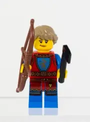 LEGO Castle PAB/BAM Lion Knights Female Archer Minifigure. New+Fast Shipping