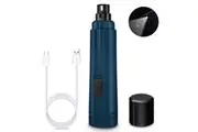 LED Light Pet Nail Grinder Dog Cat Electric Trimmer 2 Speed Rechargeable Filer