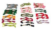 Vintage J & P Coats Lot of 38 Skeins NEW 6 Strand Embroidery Thread Many Colors