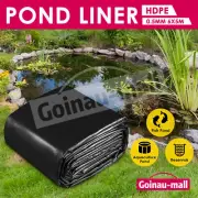 6X5M Fish Pond Liner LDPE Membrane Garden Landscaping Pools Reservoir Reinforced