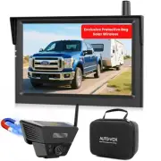 AUTO VOX Wireless Backup Camera Solar Magnetic: Portable Storage Bag Include,...