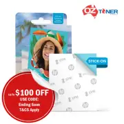 Genuine HP Sprocket 3.5x4.25” Zink Sticky-Backed Photo Paper (20x Pack)HPIZ3X420