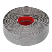Wall Corner Protectors, Self-Adhesive Edge Guard, Gray Wood 0.12"x1.6"x20 ft