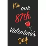 IT’’S OUR 87TH VALENTINE’’S DAY: QUESTIONS ABOUT ME, YOU AND OUR RELATIONSHIP - QUESTIONS TO GROW YOUR RELATIONSHIP - VALENTINE’’S DAY GIFT BOOK FOR COU