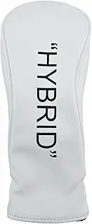 Golf Club Covers – Premium Leather Driver Headcover, Fairway Wood, 3 Wood, Hybrid, Fits Mallet Blade Putter Head Covers