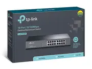 TP-Link TL-SF1016DS 16-Port 10/100Mbps Smart Switch or wall-mounting design Plug and play 3.2Gbps Switching Capacity Auto-MDI/MDIX Supports MAC TL-SF1016DS