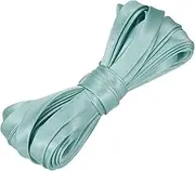 uxcell Double Fold Bias Tape for Sewing 2/5 Inch x 5.5 Yards Satin Pre-fold Continuous Binding Tape for Seaming Quilting Hemming Binding DIY Crafts, Gray Green