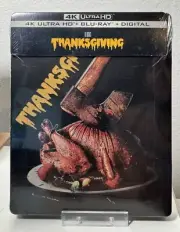 Thanksgiving (2023) 4K UHD Blu-Ray Steelbook Ships In Box