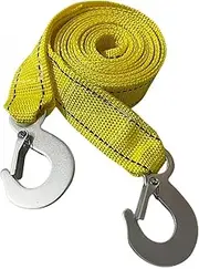 1 Pcs 4M Car Tow Cable Heavy Duty 5 Ton Trailer Rope Towing Pull Rope Strap Hooks Van Road Recovery Car Accessories(3M 3Ton)