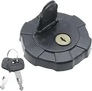 LUMIXE RD411-51122 Excavator Fuel oil Tank Cover with Keys, Replacement, for Kubota, for MINI, Excavator SVL75-2 SVL90-2 SVL95-2 KX41-3 KX91-3S KX91-3S2 Replacement Fuel Cap