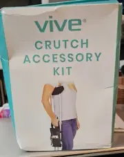 VIVE CRUTCH ACCESSORY KIT 5 PIECE SET New in box fast free shipping