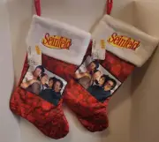 Seinfeld Christmas Stockings Set Of 2 Television Character Holiday Jerry