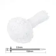 Self Locking Wire Cable Zip, 1000 Pcs Tie Fasten Wrap 6 Inch Nylon Zip Tie By Magicorange (3X150mm, White)