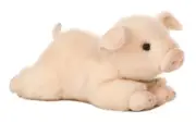 Aurora 10897 Stuffed Animal Pink Pig 9" Plush Soft Baby Toy Ship Global NEW