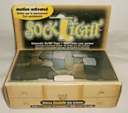 NIB Sock Light Motion Activated Shines inside the Drawers