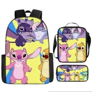 Stitch Backpack StarCraft Backpack Oxford Cloth Shoulder Bag Lunch Bag Pencil Bag 18-NMAOV