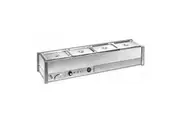 Roband Hot Bain Marie 4 x 1/2 size pans, single row - Portable Bain Maries (RB-BM14A) - BM14A-RB