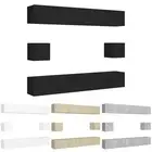 TV Cabinet Set 6 Piece Chipboard Stand Hanging Furniture Multi Colours vidaXL