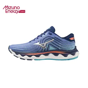 Mizuno 美津濃 女款 慢跑鞋 WAVE HORIZON 6 支撐型 藍紫 跑鞋 J1GD222632