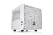 Core V1 Snow Edition SPCC Mini ITX Cube Computer Chassis CA-1B8-00S6WN-01, White