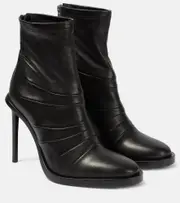 [Ann Demeulemeester] Ann Demeulemeester Carol leather ankle boots AU 5.5 black