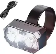 Cycling Lights - Waterproof Cycling Light for Night Riding | Digital Battery Display 120 Degree Floodlight Coverage Riding Gear for Women Men Cyclists Sports Athletes