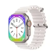 1.5 Inch Silicone Band Smart Watch Bluetooth Call / Heart Rate / Blood Pressure / Blood Oxygen White Smart Watches